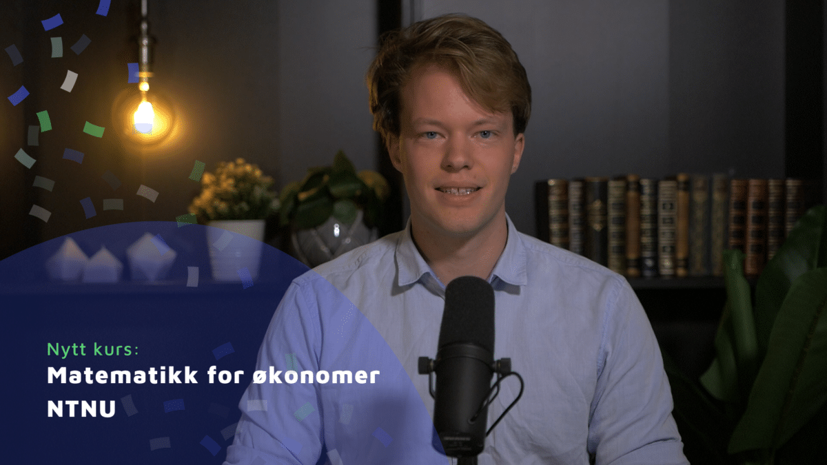 Matematikk for økonomer - NTNU