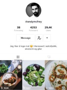 Andreas Frøyland på TikTok