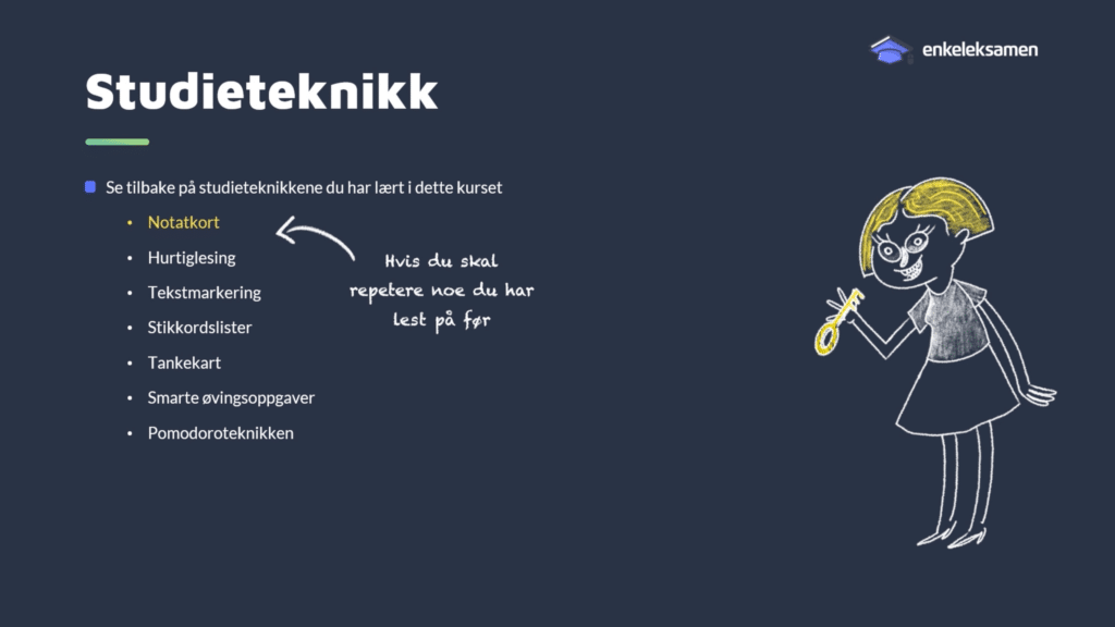 Velg riktig studieteknikk