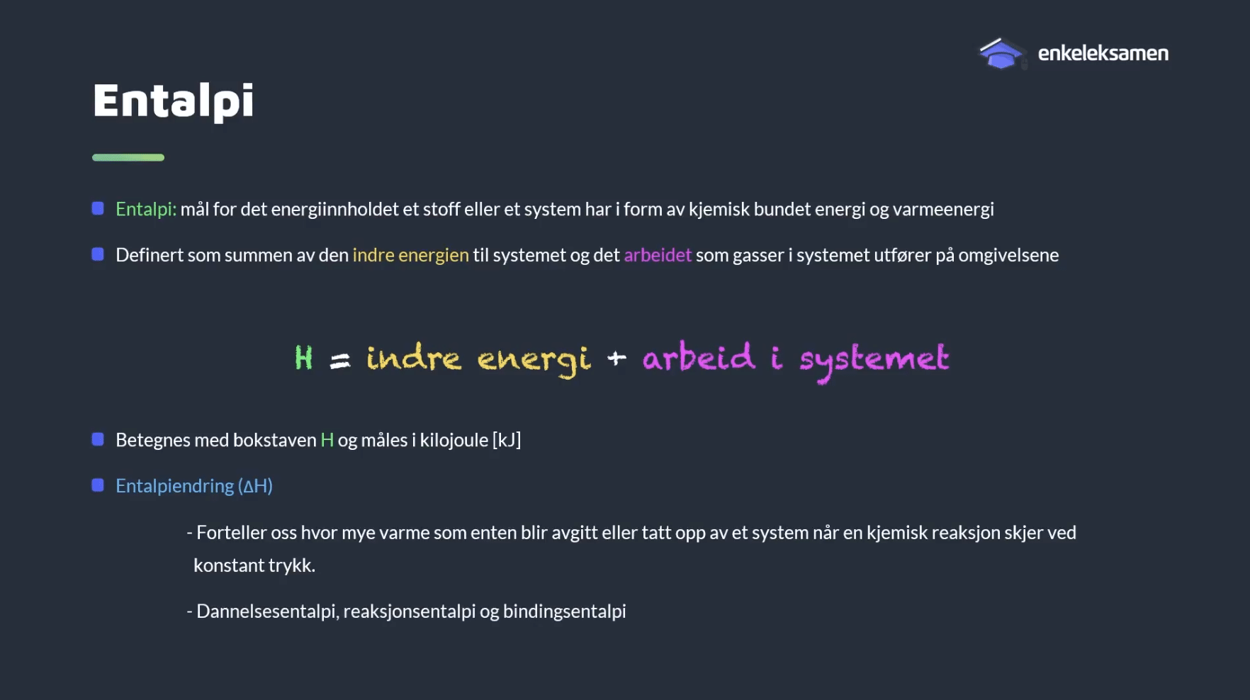 Entalpiendringer – forstå energi i kjemiske reaksjoner